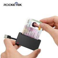 Rocketek การ์ดรีดเดอร์ USB อัจฉริยะ2.0การ์ดความจำโคลนสำหรับที่เก็บบัตร EMV Electronic DNIE DNI Citizen Sim Cloner Adapter สำหรับพีซี