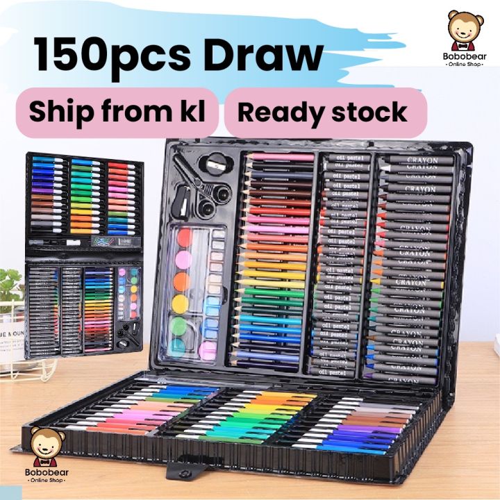 Colour Set Kids Art Set ,Colors Box Color Pencil Crayons Water