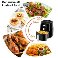 5.5L 1500W 220V Multifunction Air Fryer Oil free Health Fryer Cooker Smart Touch LCD Deep Airfryer Pizza Fryer