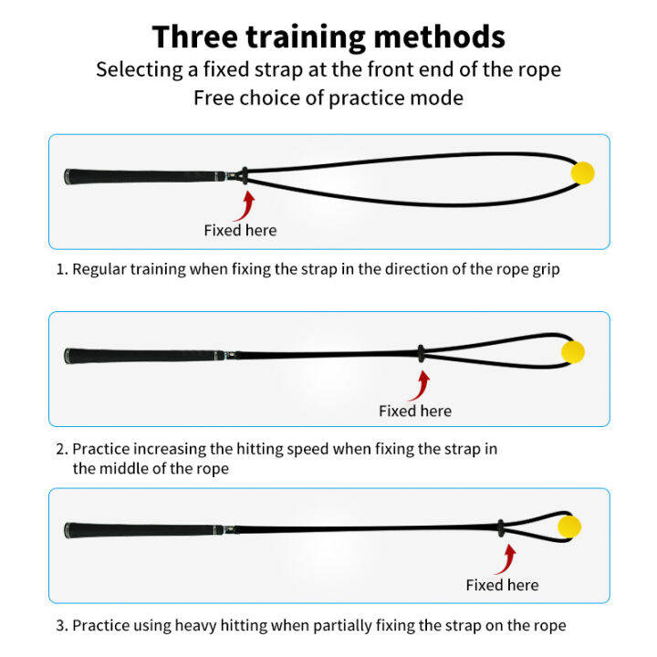 laogeliang-เชือกตีกอล์ฟสำหรับฝึกตีกอล์ฟ1ชิ้นอุปกรณ์ฝึกกอล์ฟแบบปรับได้