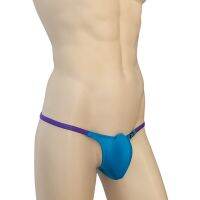 Sexy Mens Mesh Splicing Panties Upturned Thong Small T-Pants 0050