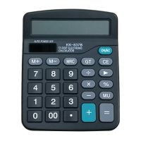12-Digit Desk Calculator Business Accounting Tool AA  Power Clear Big Buttons Lcd Electronic Calculators Calculators