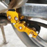 Universal อลูมิเนียมรถจักรยานยนต์ Chain Tensioner แบบพกพารถจักรยานยนต์ Golden อลูมิเนียม Adjuster Chain Tensioner Bolt On Roller Tool