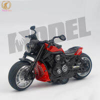 1:12 Alloy Motorcycle Model With Light Music Compatible for Wolverine Simulation Pull Back Locomotive Toys For Boys