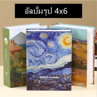 ?อัลบั้มใส่รูป อัลบั้มรูป? 4x6 นิ้ว อัลบั้มรูป อัลบั้มการ์ด โปสการ์ด（2 ช่อง ใส่รูป 4x6 นิ้ว แบบใส จุได้ 200 รูป)