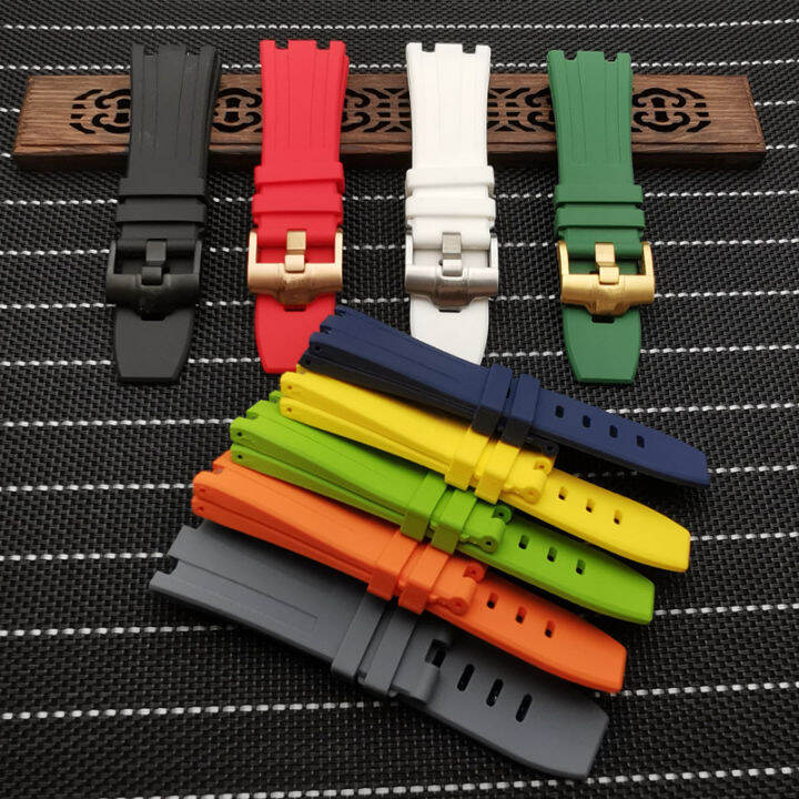 28mm-natural-silicone15703-royal-waterproof-sports-watchband-watch-band-for-ap-strap-watch-audemars-and-piguet-belt-logo-tools