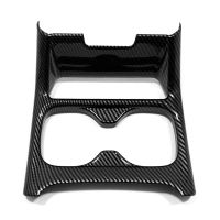 Car Carbon Fiber Center Console Water Cup Holder Decoration Cover Trim Stickers for Honda CRV 6Th 2023