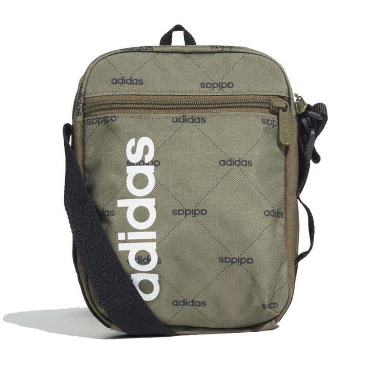 adidas-กระเป๋าเป้สะพาย-adidas-linear-graphic-organizer-bag-ed0249-raw-khaki-black-white-สินค้าลิขสิทธิ์แท้