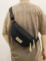 Chest Bag Mens Small Shoulder Backpack Summer 2023 New Casual Crossbody Bag Mens Sports Waist Bag Boys Bag 【JYUE】