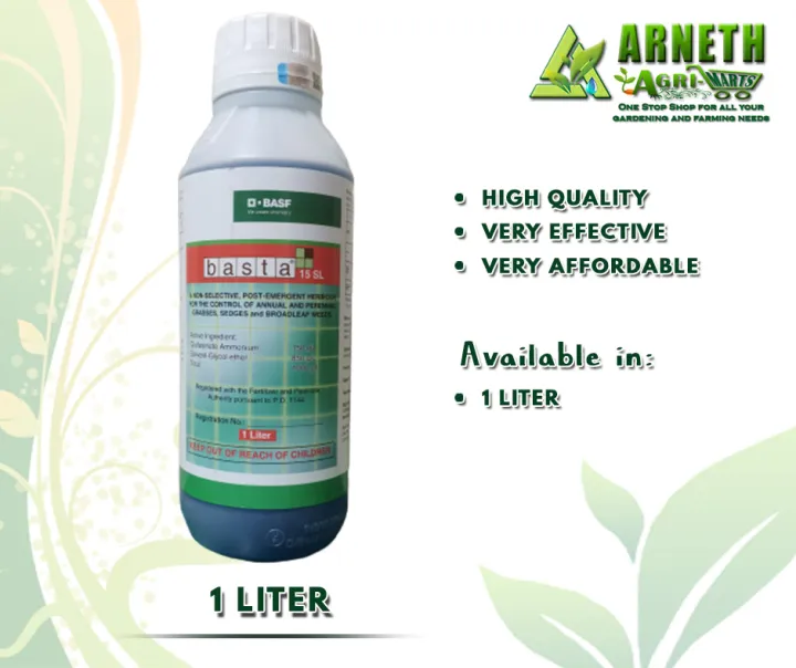 BASF BASTA 15 SL HERBICIDE 1 LITER | Lazada PH