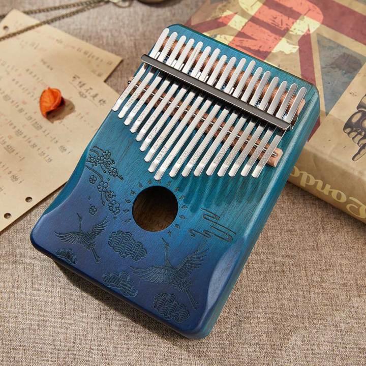 kalimba-17คีย์ไม้มะฮอกกานี-เครื่องดนตรีเปียโน-kalimba-thumb-เปียโนนิ้วคุณภาพสูงอะคาเซีย17คีย์คาลิมบา