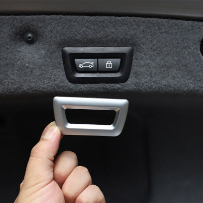 ABS หางประตูปุ่มปกตัดสติกเกอร์สำหรับ BMW 3 5 7 Series X1 X3 X4 X5 X6 F15 F07 F48 F25 F26 F30อุปกรณ์เสริมในรถยนต์