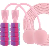 Jump Rope for Fitness, Adjustable 2 in 1 Ropeless &amp; Skipping Speed Weighted Jumping Ropes