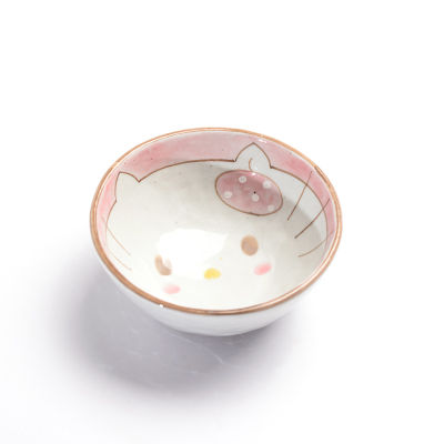 Cute Ceramic Bowl Cartoon Porcelain Tableware Fruit Salad Bowl Totoro Pattern Bowl Microwave Tableware