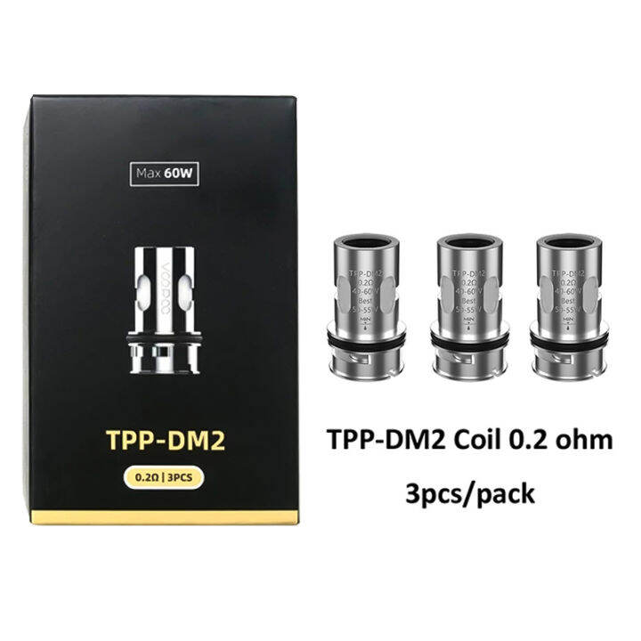 VOOPOO TPP Coil TPP DM2 Coil 0.2ohm Head For DRAG 3 DRAG X Plus Pod Core Lazada PH