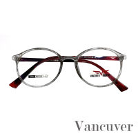 กรอบแว่นตา สำหรับตัดเลนส์ แว่นสายตา Fashion รุ่น Vancuver 063 C-4 กรอบใสลายกละ กรอบเต็ม ขาข้อต่อ วัสดุ พลาสติก พีซี เกรด A รับตัดเลนส์ทุกชนิด