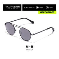 HAWKERS Black Nº9 Sunglasses for Men and Women, unisex. UV400 Protection. Official product designed in Spain HN920BBM0