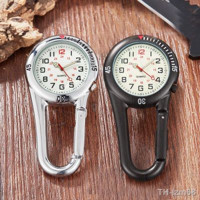 ⌚ นาฬิกา Climbing mountaineering buckle table fluorescence sign button dial climbing hooks to alloy material backpack submission