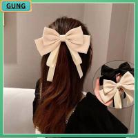 G แฟชั่น หมวกกันน็อก อุปกรณ์ตกแต่งผม ผู้หญิงซาติน scrunchie Barrettes แต่งหน้า กิ๊บติดผมโบว์ กิ๊บติดผม