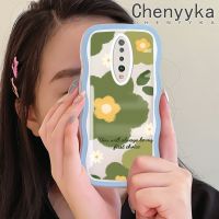 เคส Chenyyka สำหรับ Xiaomi เคส K30 POCO X2 POCO F2 Redmi ลายดอกไม้แฟชั่นลายคลื่นสีสันสดใสเคสโทรศัพท์แบบใสขอบซิลิโคนกล่องกันกระแทกเคสนิ่มโปร่งใสป้องกันเลนส์กล้อง