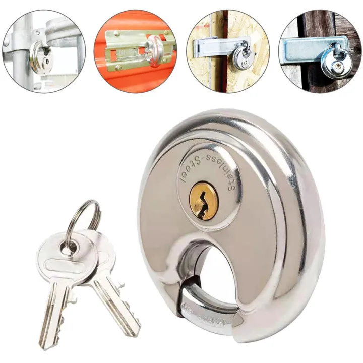 Heavy Duty Stainless Steel Anti-Theft With 2 Keys Cabinet Gate Hardware ...