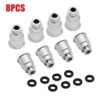 8PCS Fuel Injector Adapter Spacer Short for LS2 TO LS1 Intake or LS3 To Truck Intake injector extender adapter Hat Car Top Cap