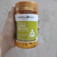 Viên uống thải độc phổi Lung Detox của Healthy Care 180 viên của Úc