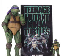 NECA นินจาเต่า TMNT 2018 SDCC รุ่นลิมิเต็ด 7 โมเดลรูปตุ๊กตานิ้วเคลื่อนย้ายได้