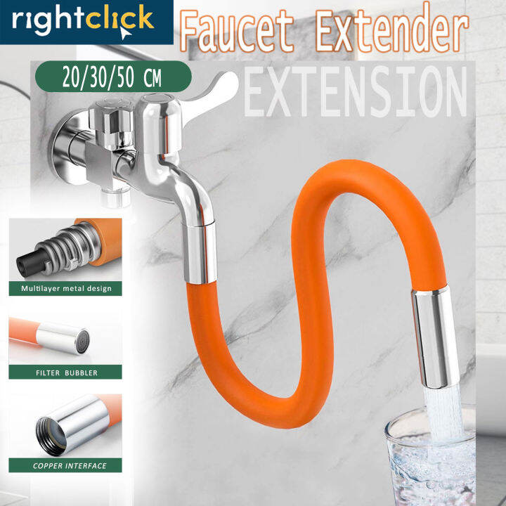 RIGHTCLICK Universal Faucet Extension Hose Extender Bathroom 360