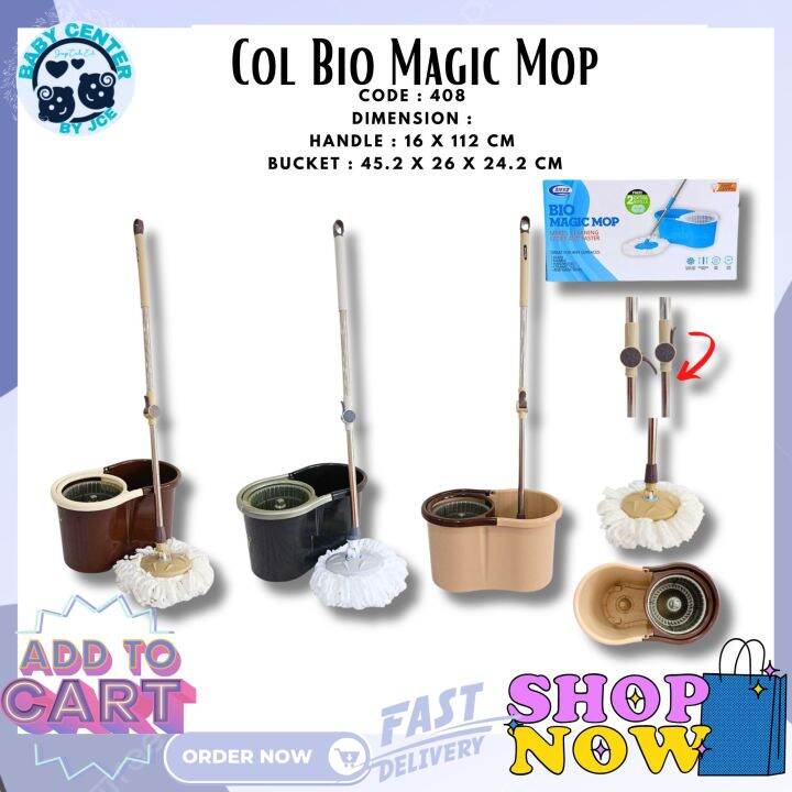 408 COL BIO MAGIC MOP /ASSORTED COLORED MOP/SPIN MOP/BIO MAGIC MOP 