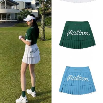 Han Guoyuan single MALBON womens golf golf short skirts pants spot pleated skirt in summer sports fashion golf