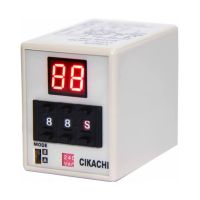 จากไทย  Timer ไทม์เมอร์ CIKACHI AH3D-DM 220V 24VDC 380V ส่งทุกวัน