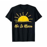 ข้อเสนอพิเศษ ถูกสุดๆเสื้อเชิ้ต Gildan | คัมภีร์ไบเบิล Easter He Is Risen ของขวัญ สําหรับผู้ใหญ่รหัสเต็มS-5XL