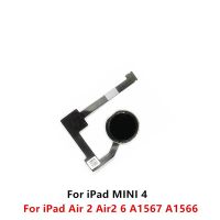 แพรปุ่มโฮม Home IPad mini 4 / Air 2 IPAD A1538 A1550 A1566 A1567 ใช้กดได้ปกติไม่สามารถใช้สแกนนิ้วได้ Home Key Button with PCB Membrane Flex Cable For ipad mini 4 / Air 2 ipad 6