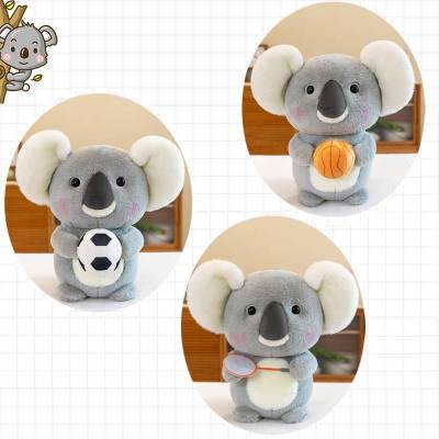 Koala Sports Plush Toy Stuffed Cloth Doll Large Pillow Home Kids Decor Gift