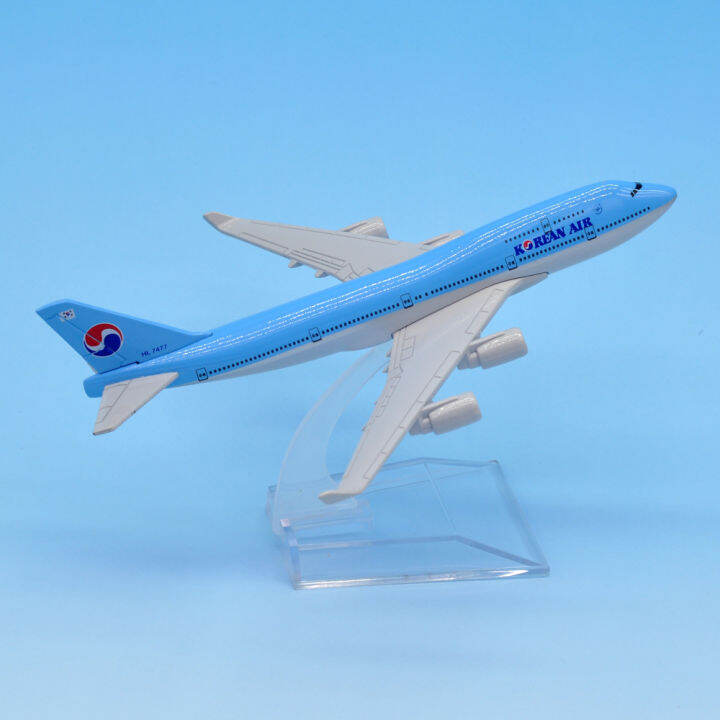 klt-16-cm-1-400-korean-air-airbus-boeing-747-airplane-models-toys-for-kids-car-for-kids-kids-toys-toys-for-boys