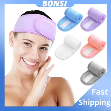 Women Adjustable SPA Facial Headband Bath Makeup Hair Band