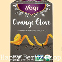 ชา YOGI ORGANIC HERBAL TEA ?⭐ORANGE CLOVE⭐Special Collection? ชาโยคี ชาสมุนไพรออแกนิค ชาเพื่อสุขภาพ จากอเมริกา?? 1 กล่องมี 16 ซอง