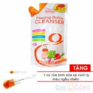 Bịch Nước rửa bình sữa Wesser 500ml TẶNG 1 Cọ rửa bình sữa và núm ty