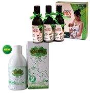 Hộp 3 chai dung dịch xông tắm Dao spa Mama 250mlx3 Và Nước tắm thảo dược