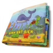 Sách vải cho bé chơi mà học Pipo - Sinh vật biển