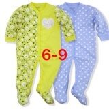 Set 2 Bộ Body Dài Tay Liền Tất Baby Gear Hàng Xuất Dư Đẹp Cho Bé Trai