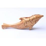 Thú gỗ lắp ghép 3D cá heo TGC01