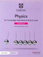 หนังสืออังกฤษใหม่ Cambridge International AS &amp; a Level Physics Workbook with Digital Access (2 Years) (2ND)