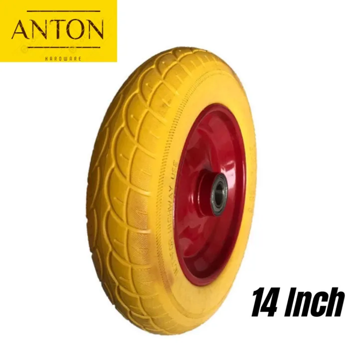 14 inch Solid Foam Wheel Polyester Trolley Wheel Lazada PH