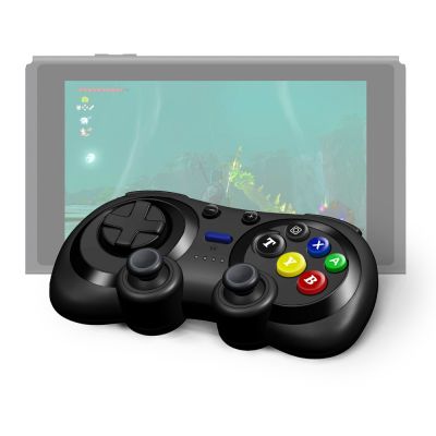 ใหม่ตัวควบคุมเกมโปรจอยสติ๊กสำหรับเด็กเขียนโปรแกรมเกมแพดไร้สายเทอร์โบสำหรับ Ninteo Switch &amp; NS Lite คอนโซล Gamepad PC