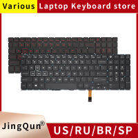 Original US Russian Laptop Keyboard With Backlight For HP Omen 15-DC 15-DC1018ca 15-DC1008ca0108TX 15-dc000 TPN-Q211 TPN-C143