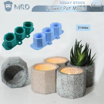 Boat Concrete Flower Pot Molds Succulent Plants Pot Silicone Molds