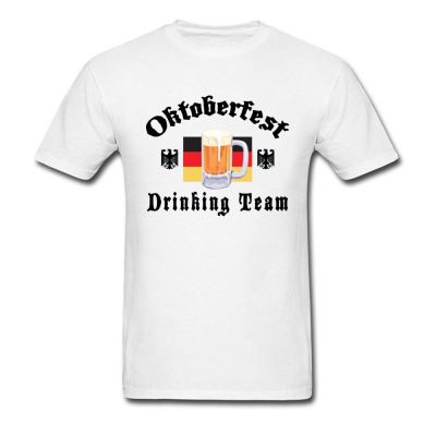 Festival T-shirt Men Oktoberfest Drinking Team T Shirt Beer Lover Flag Print Top Cotton Graphic Tees O Neck Male Clothes Fitness  RZYT
