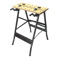 Multi-Functional พับม้านั่งทำงานม้านั่งไม้เครื่องมือแบบพกพา Workbench